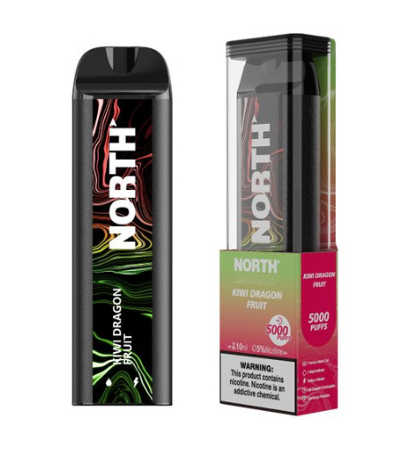 North 5K - Disposable Vape (5%) (Box of 10) - MK Distro