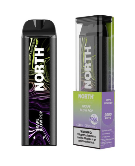North 5K - Disposable Vape (5%) (Box of 10) - MK Distro