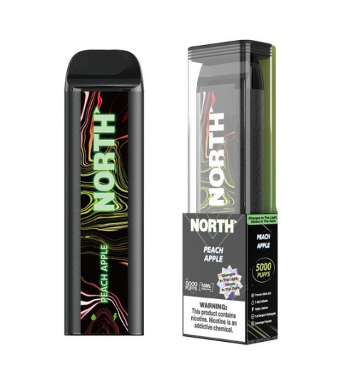 North 5K - Disposable Vape (5%) (Box of 10) - MK Distro