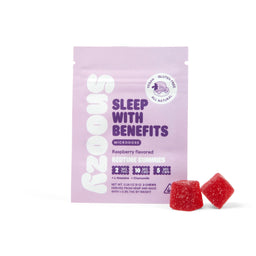 Snoozy -Sleep With Benefits ( Microdose BedTime Gummies 2mg THC + 10mg CBD + 5mg CBN) - Box of 20 - MK Distro