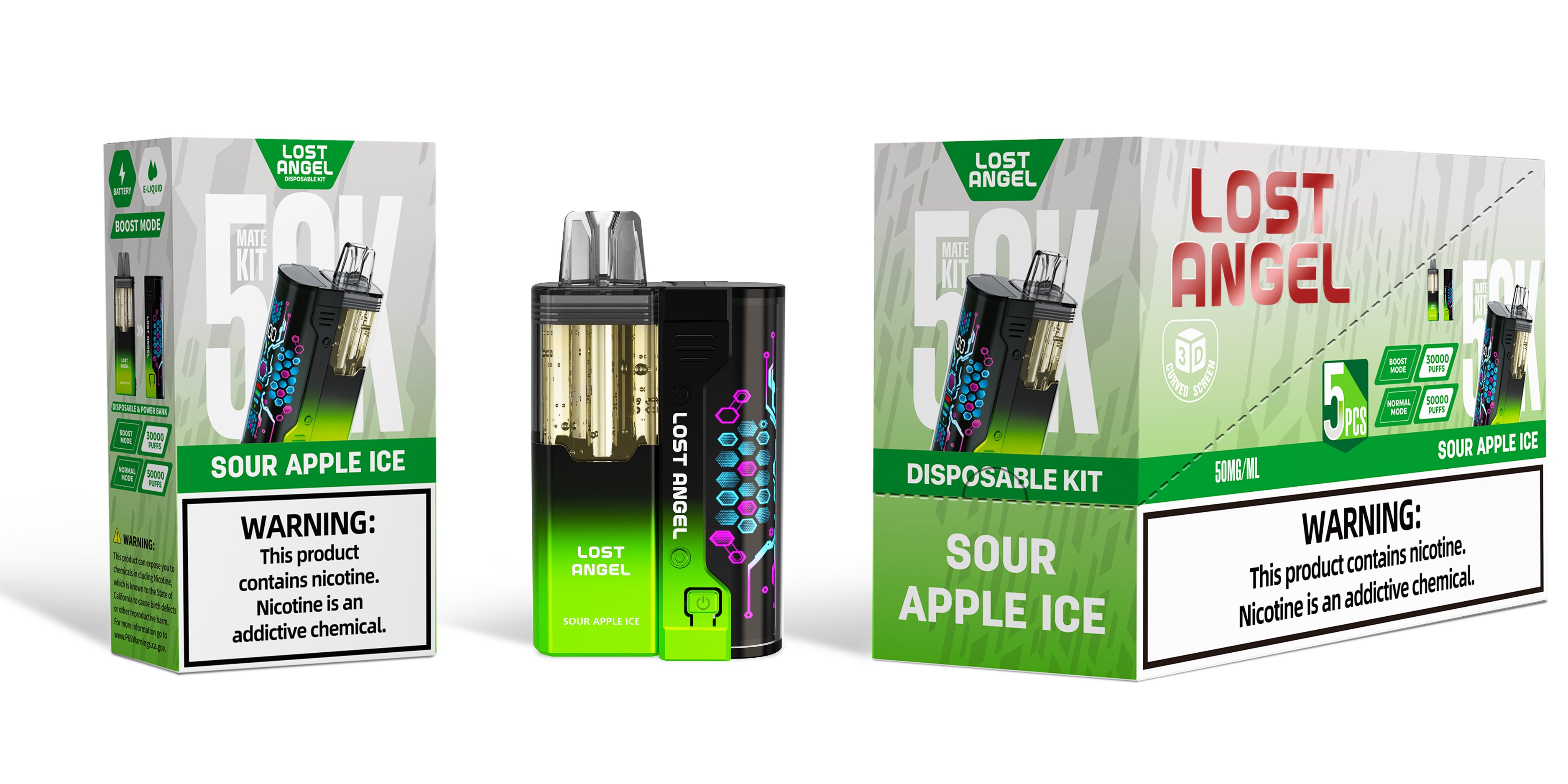 Lost Angel 50K KIT - Disposable Vape (5%) (Box of 5)