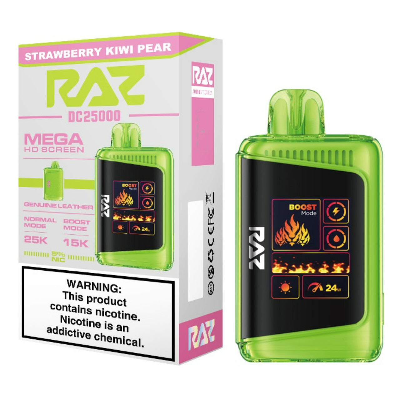 Raz LTX 25000 - Disposable Vape (5% - 25000 Puffs) - Box of 5 - MK Distro