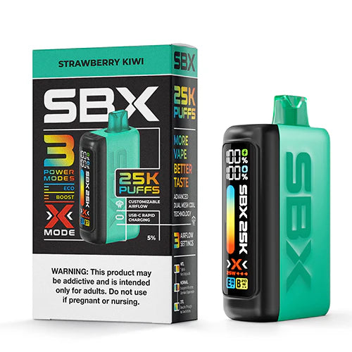 SBX - Disposable Vapes (5% - 25,000 Puffs) - Box of 5 (SALE ONLY OUT OF TEXAS)