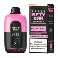Fifty Bar - Built In The USA - Disposable Vape (5% - 20,000 Puffs) - Box of 5