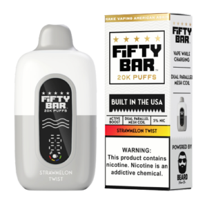 Fifty Bar 20K - Disposable Vape (5%) (Box of 5) - MK Distro