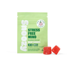 Snoozy -Stress Free Mind(Relief Gummies 5mg THC + 20mg CBD) - Box of 20 - MK Distro