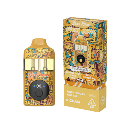 Flying Horse - Stoner Blend 3 Flavors in one  (THCA +THCP +THC VIII) - Hemp Disposables (9g) - MK Distro