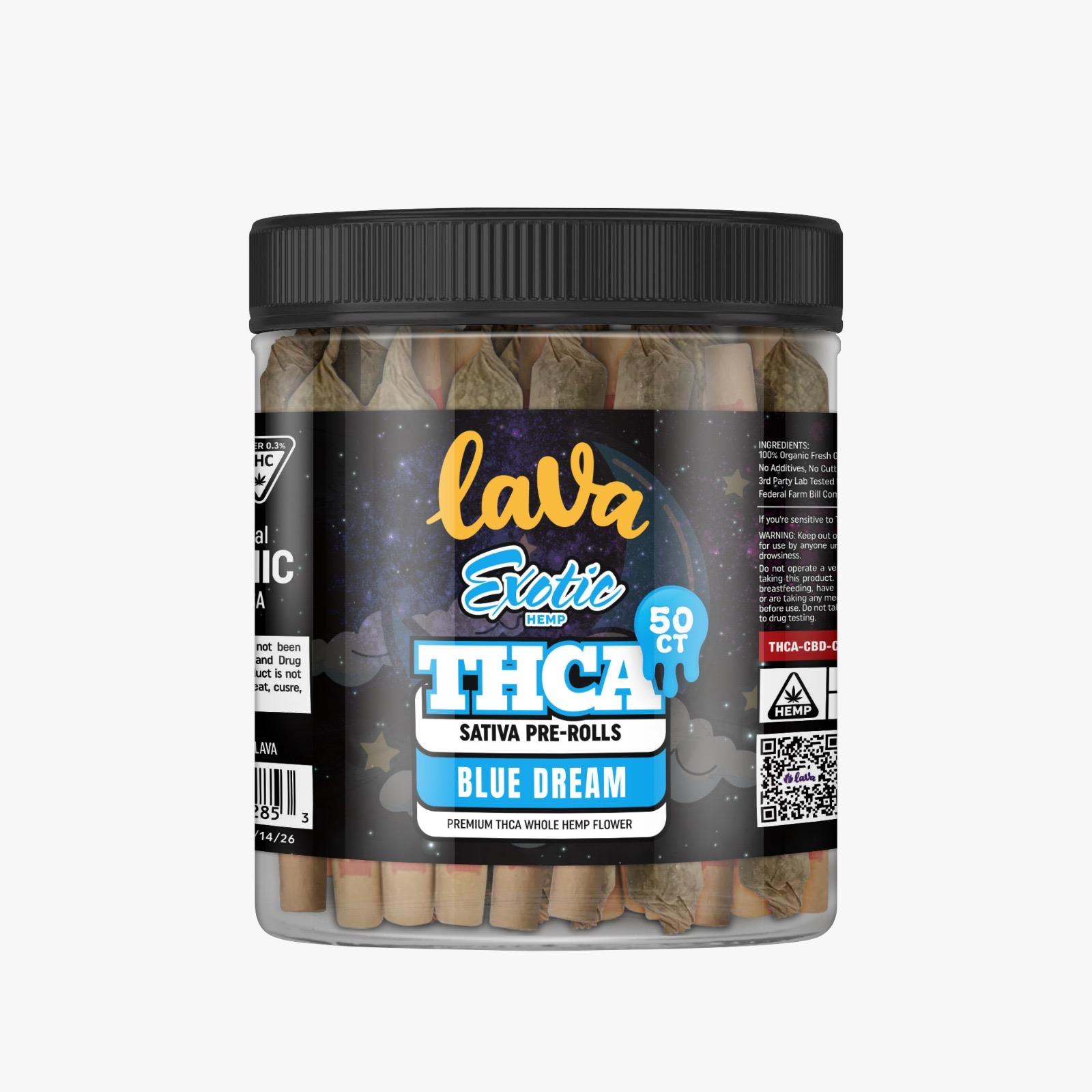 Lava Exotic Hemp - THCA Pre-Rolls (1g x 50ct) - MK Distro