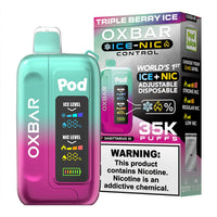 Oxbar x Pod Juice Ice-Nic Control - Disposable Vapes (5% - 35,000 Puffs) - Box of 5 - MK Distro