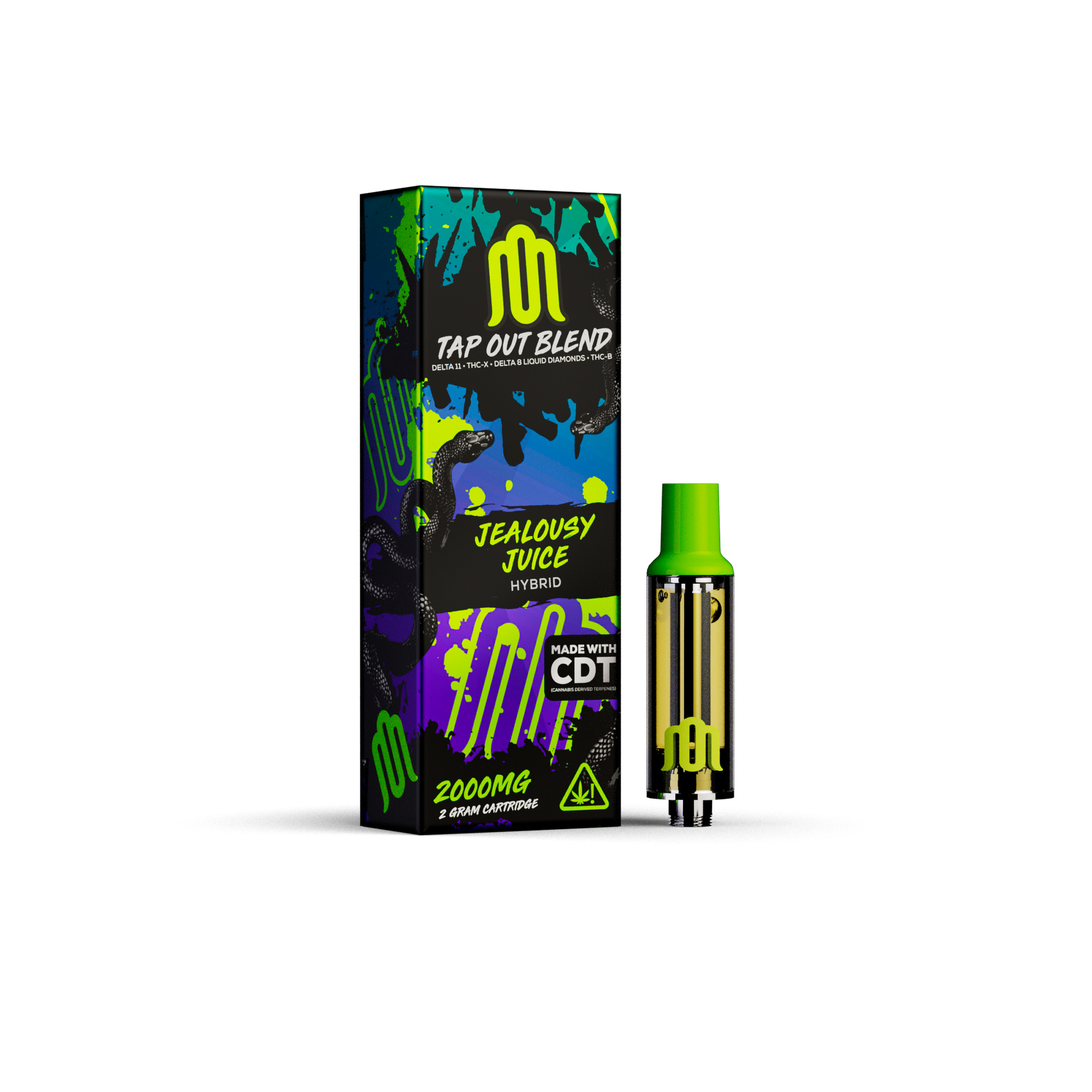 MODUS - Tap Out Blend 2.0 (D11 + THC-A + D8 Liquid Diamonds) - Hemp Cartridges (2g x 5) - MK Distro
