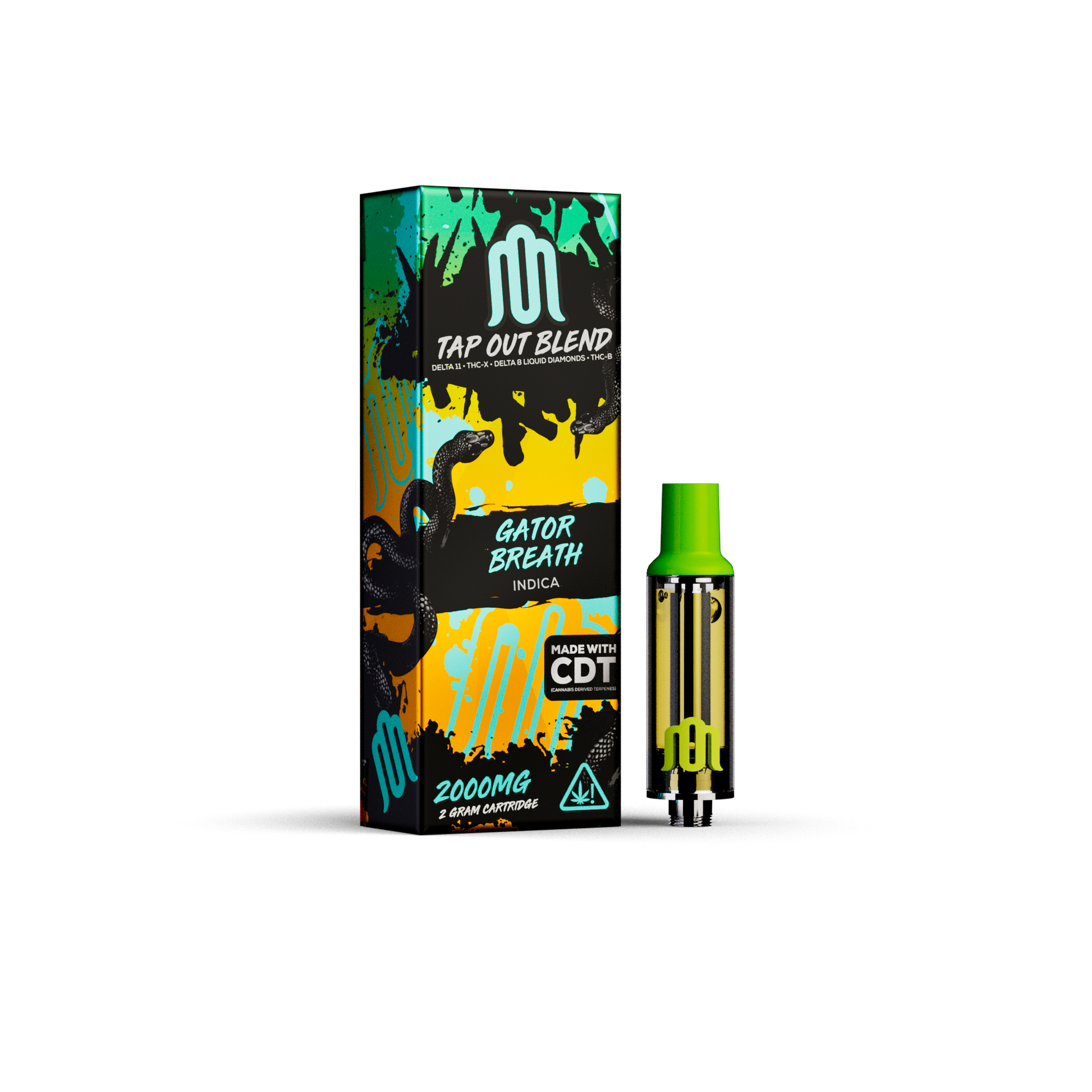 MODUS - Tap Out Blend 2.0 (D11 + THC-A + D8 Liquid Diamonds) - Hemp Cartridges (2g x 5) - MK Distro