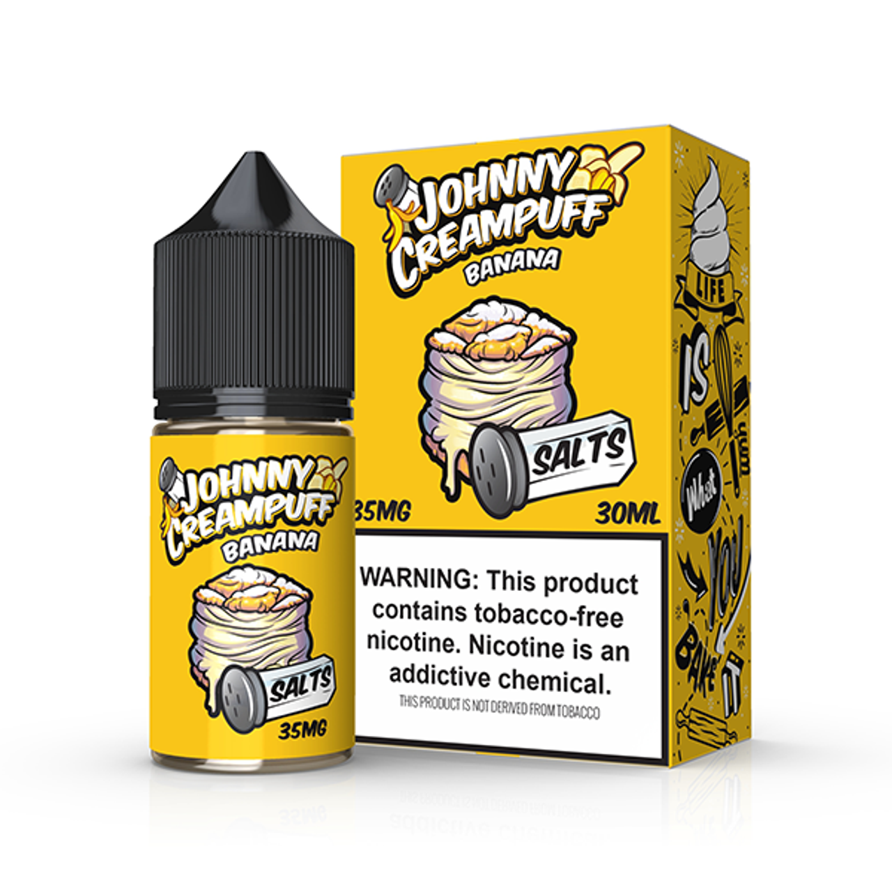 Johnny Creampuff -Salt Nic Premium E-Liquid (30mL) - MK Distro