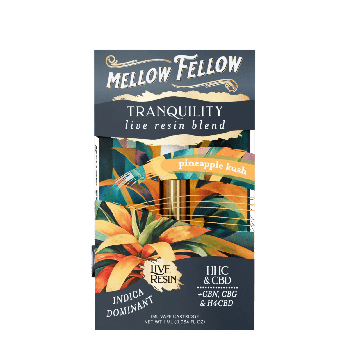 Mellow Fellow - Live Resin Blend Delta Cartridges (1g) - MK Distro