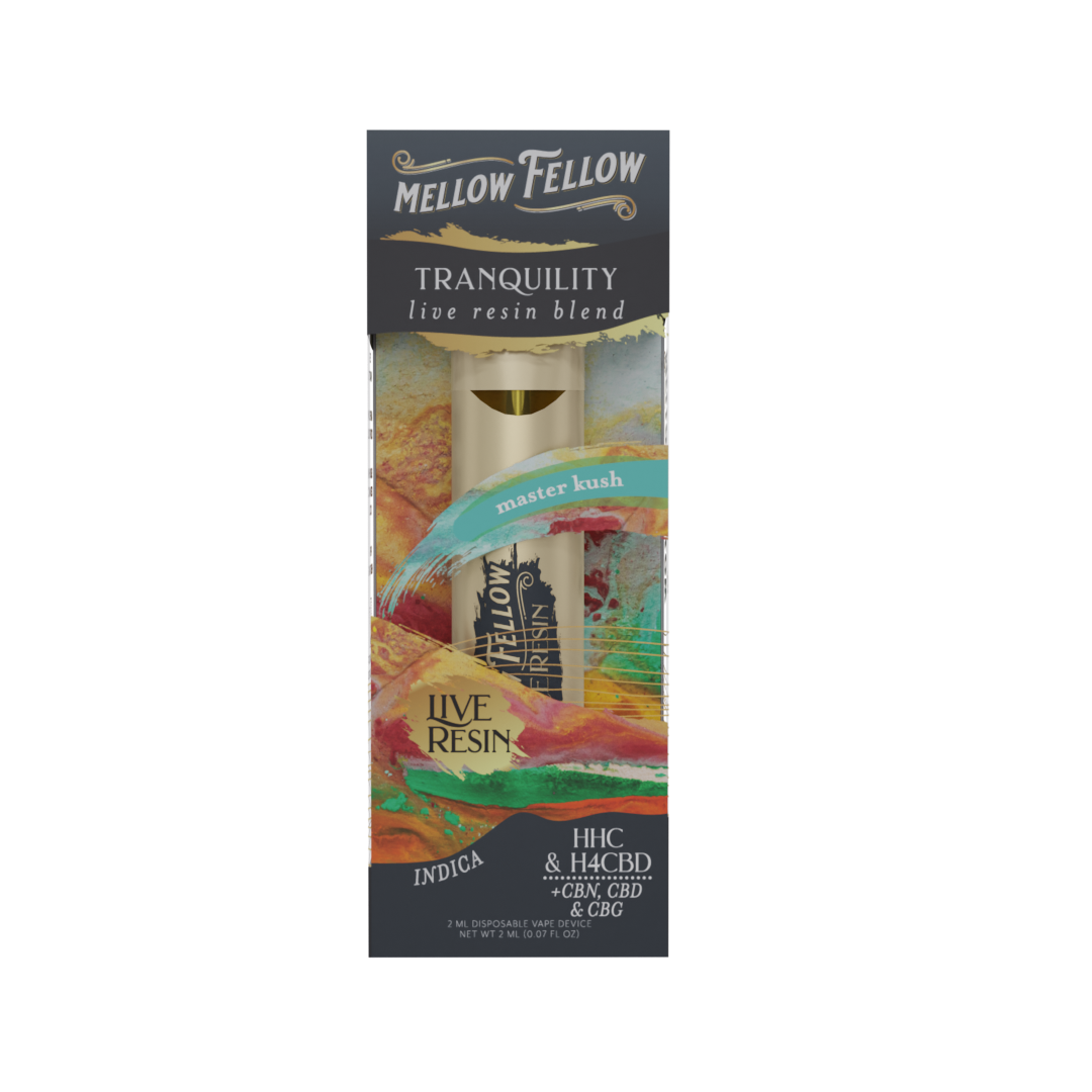 Mellow Fellow Live Resin - Hemp Disposables (2mL x 6) - MK Distro