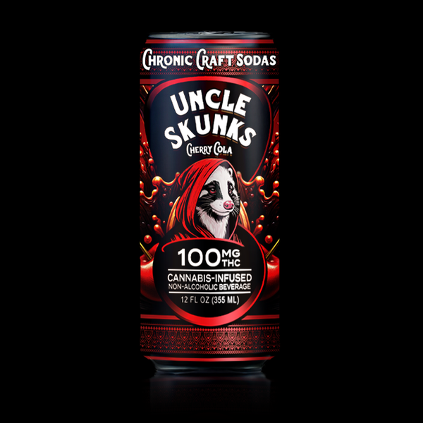 Uncle Skunks (Cannibis-Infused) THC - Hemp Drinks (100mg) (24ct) - MK Distro