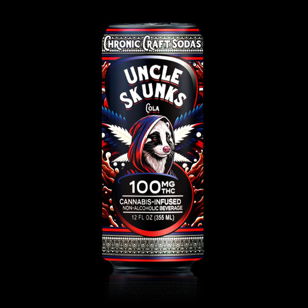 Uncle Skunks (Cannibis-Infused) THC - Hemp Drinks (100mg) (24ct) - MK Distro