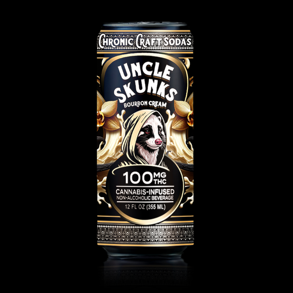 Uncle Skunks (Cannibis-Infused) THC - Hemp Drinks (100mg) (24ct) - MK Distro