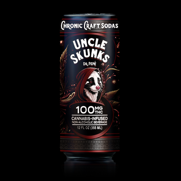 Uncle Skunks (Cannibis-Infused) THC - Hemp Drinks (100mg) (24ct) - MK Distro