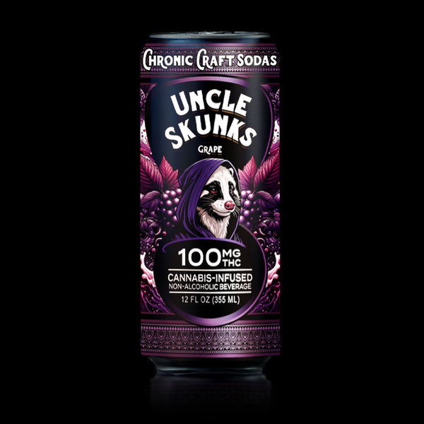Uncle Skunks (Cannibis-Infused) THC - Hemp Drinks (100mg) (24ct) - MK Distro