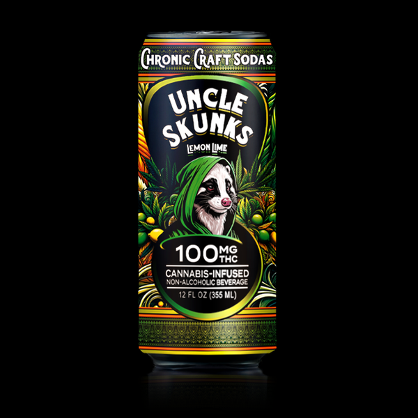 Uncle Skunks (Cannibis-Infused) THC - Hemp Drinks (100mg) (24ct) - MK Distro