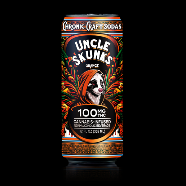 Uncle Skunks (Cannibis-Infused) THC - Hemp Drinks (100mg) (24ct) - MK Distro