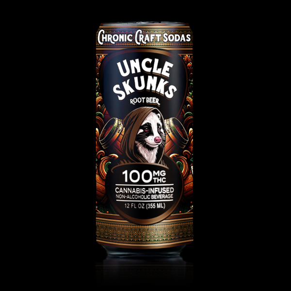 Uncle Skunks (Cannibis-Infused) THC - Hemp Drinks (100mg) (24ct) - MK Distro