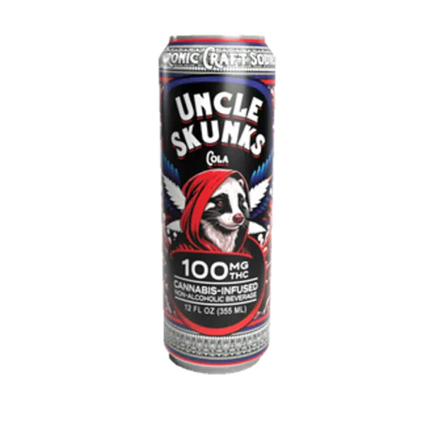 Uncle Skunks (Cannibis-Infused) THC - Hemp Drinks (100mg) (Box of 24) - MK Distro