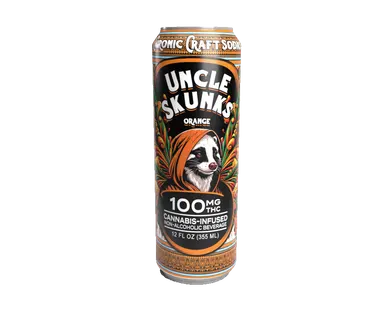 Uncle Skunks (Cannibis-Infused) THC - Hemp Drinks (100mg) (Box of 24) - MK Distro