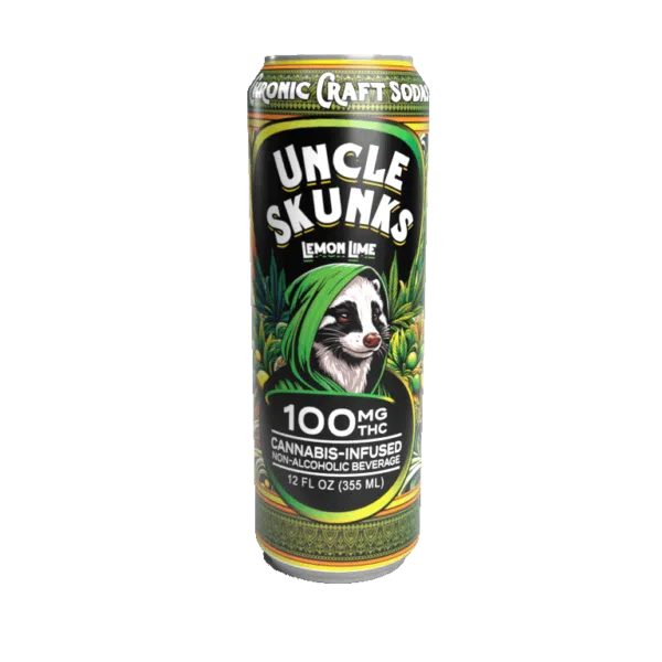 Uncle Skunks (Cannibis-Infused) THC - Hemp Drinks (100mg) (Box of 24) - MK Distro