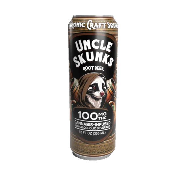 Uncle Skunks (Cannibis-Infused) THC - Hemp Drinks (100mg) (Box of 24) - MK Distro