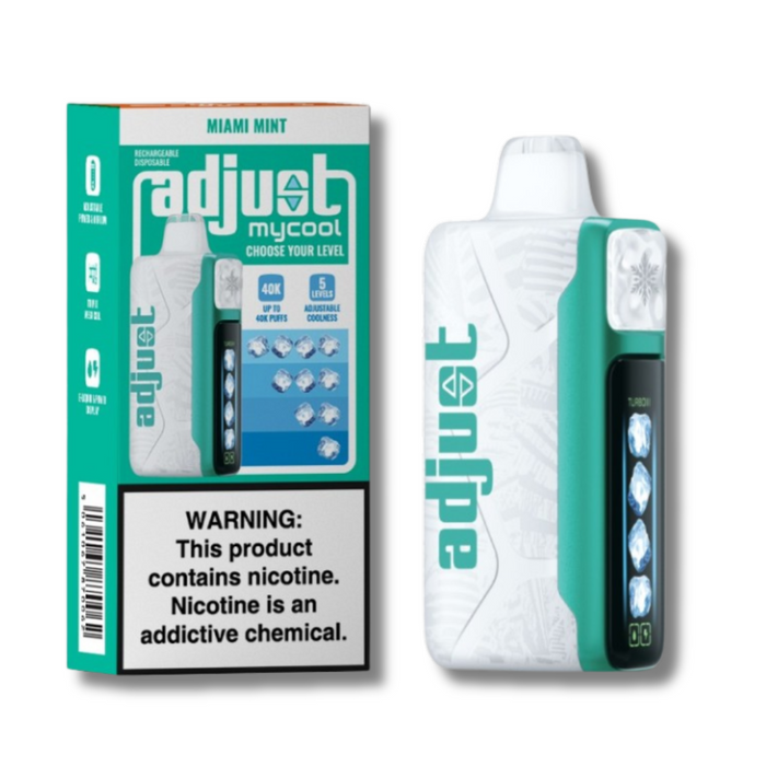 Adjust Mycool - Disposable Vape (5% - 40000 Puffs) - Box of 5 - MK Distro