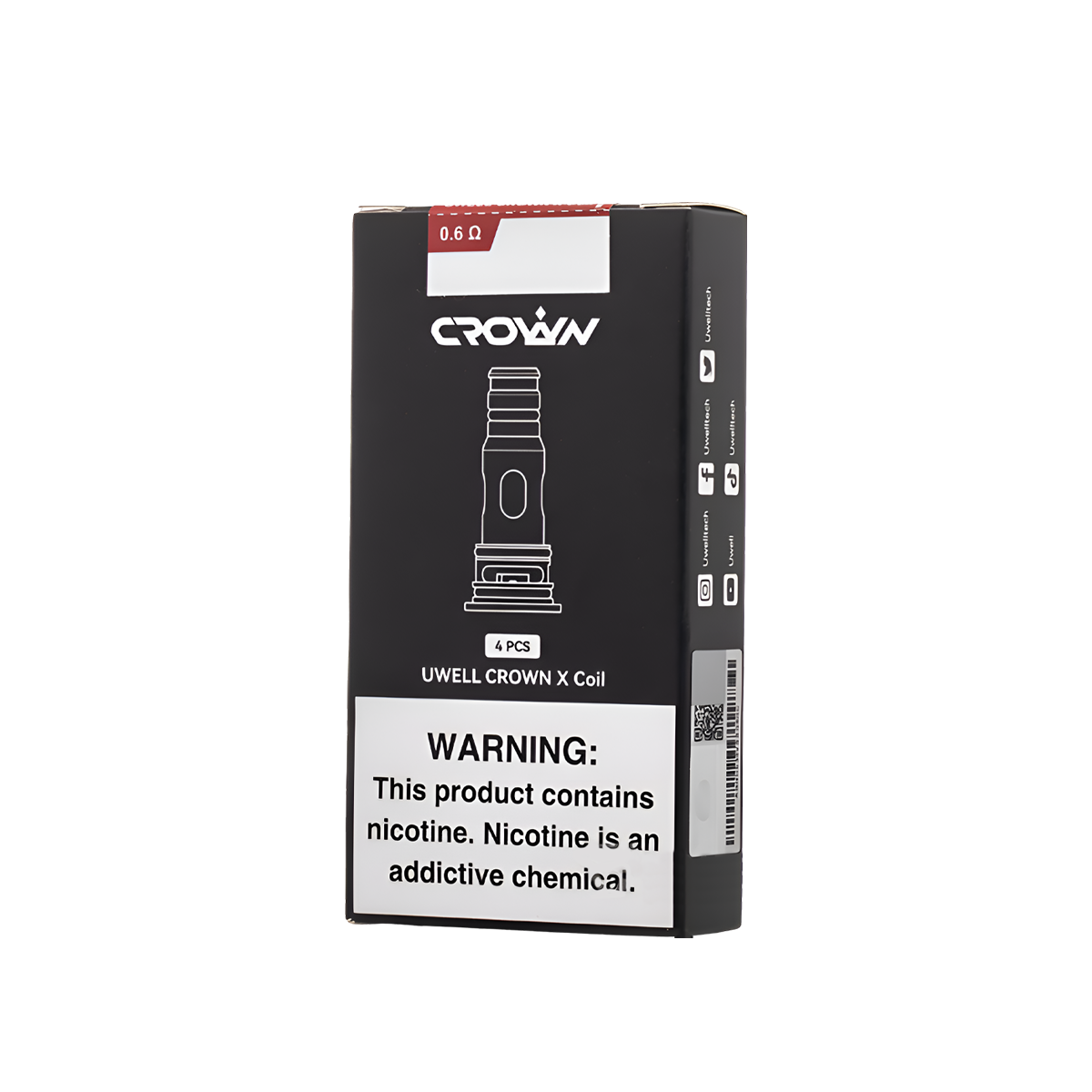 Uwell - Crown X  Replacement Coils (4pcs) - MK Distro