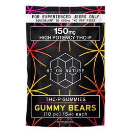 Hi On Nature (HON) -  High Potency (THC-P) - Delta Gummies (15mg x 10 Gummies)