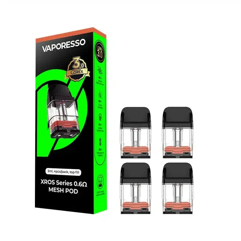 Vaporesso - Corex 3.0 XROS (3mL) Replacement Pods (4pcs) - MK Distro