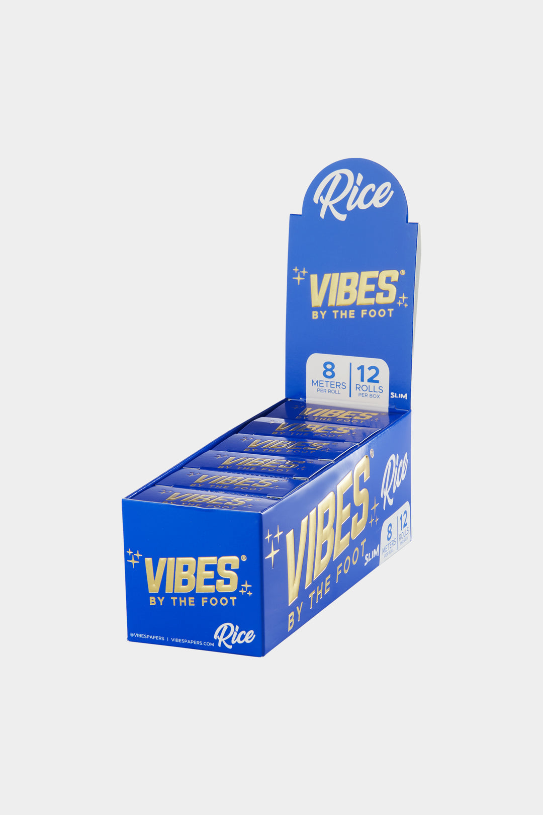 Vibes - Rice 8mt Roll  - Rolling Papers (Pack of 12) - MK Distro