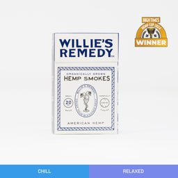 Coast - Willie's Remedy Organically Grown Hemp Smokes - 20ct - MK Distro