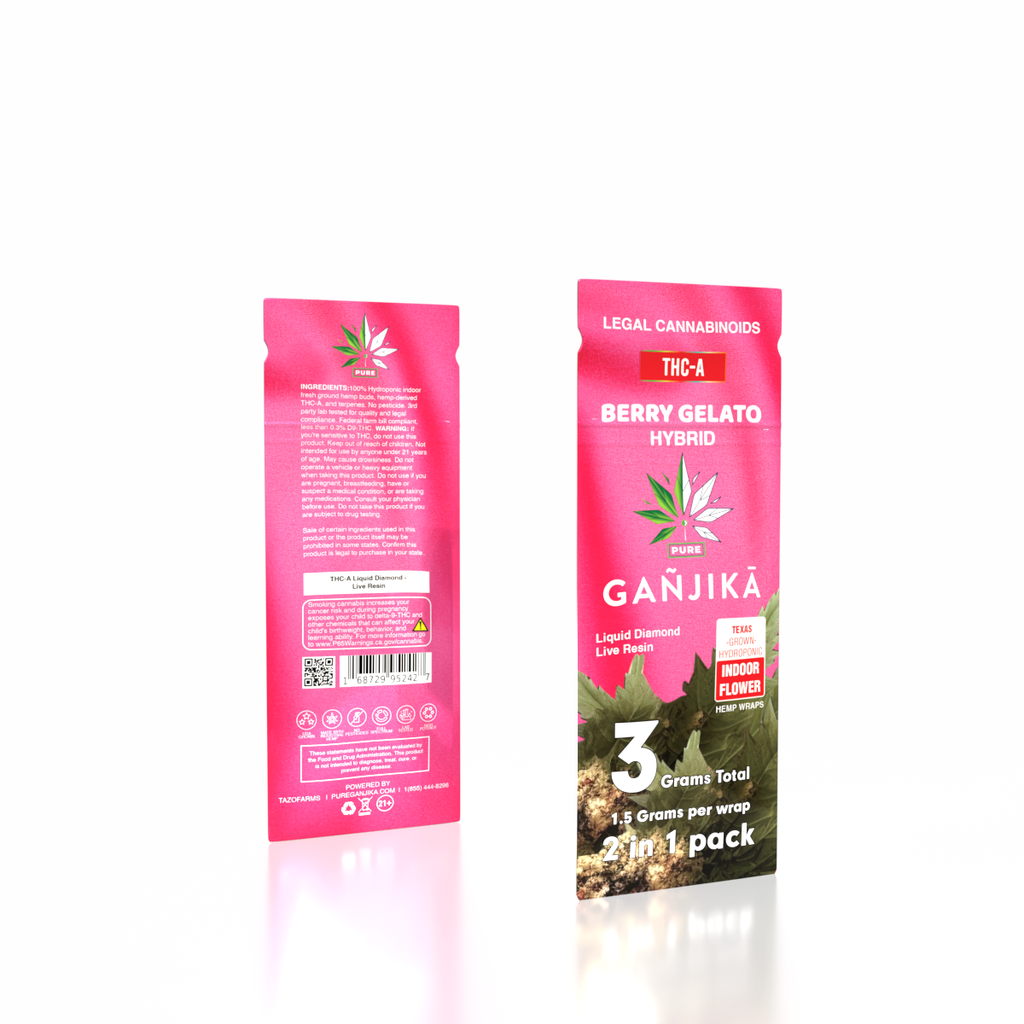 Ganjika - Indoor Reserve THC-A Pre-Rolls (3g) - MK Distro