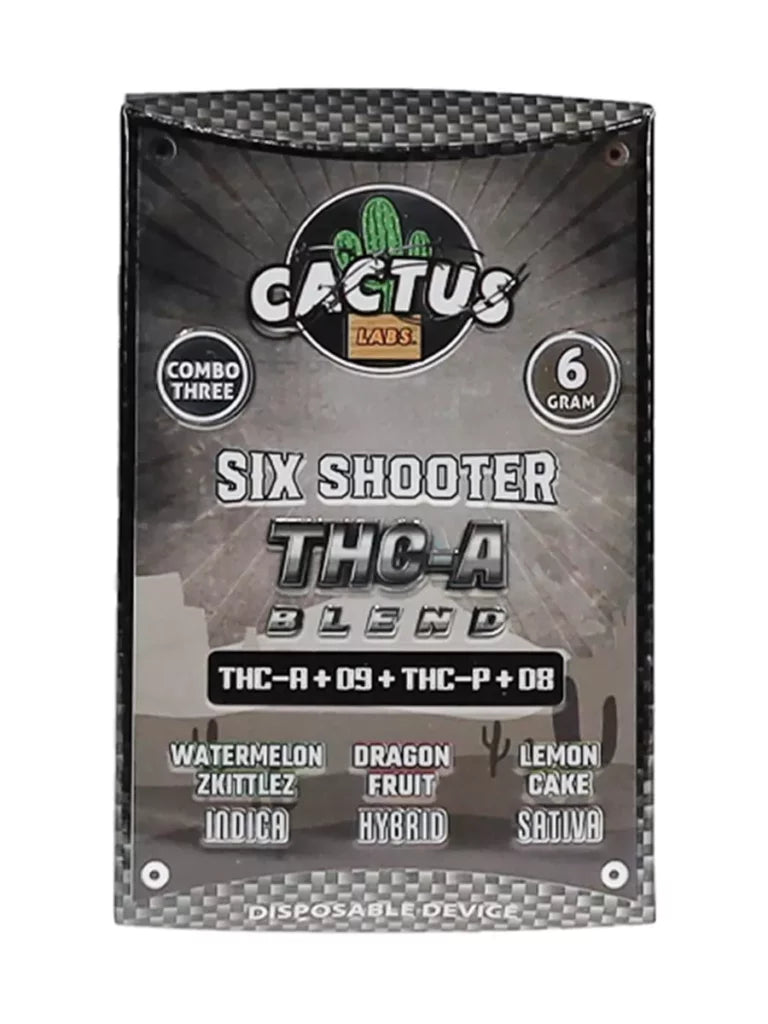 Cactus D6+D8+D9+D10+D11 5D Blend - Hemp Disposable (6g x 5) - MK Distro
