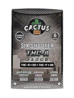 Cactus D6+D8+D9+D10+D11 5D Blend - Hemp Disposable (6g x 5) - MK Distro