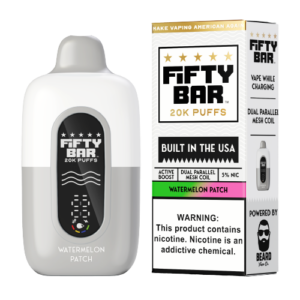 Fifty Bar 20K - Disposable Vape (5%) (Box of 5) - MK Distro