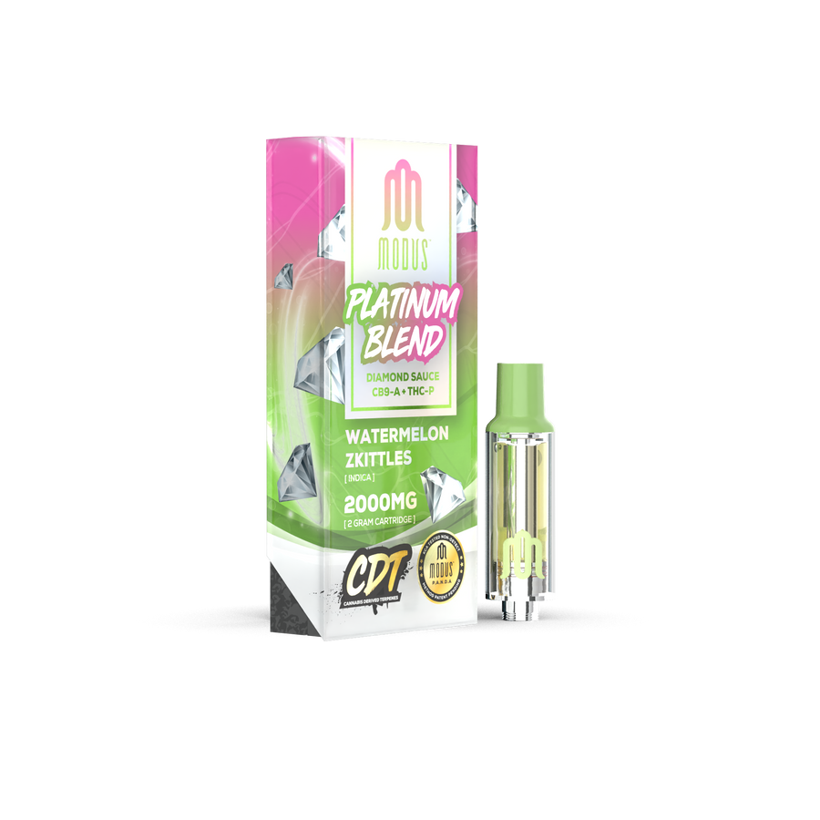 MODUS - Platinum Blend CDT Diamond Sauce (CB9-A+THC-P) - Hemp Cartridges (2g x 5) - MK Distro