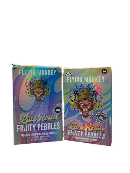 Flying Monkey Knockout Live Resin - Hemp Disposable (2g x 8) - MK Distro
