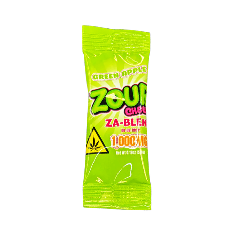 Zour Chewz ZA-Blend - Hemp Gummies (1000mg) (Display of 30) - MK Distro