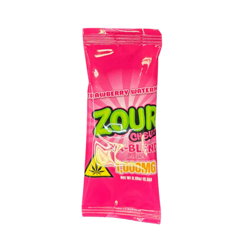 Zour Chewz ZA-Blend - Hemp Gummies (1000mg) (Display of 30) - MK Distro