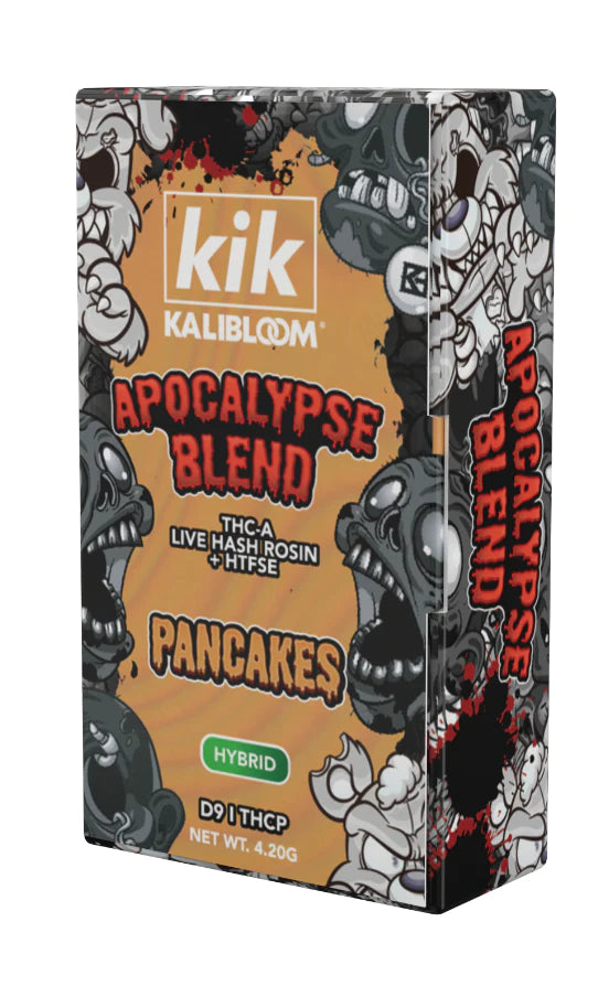 Kik Kalibloom - Apocalypse Blend Live Resin (THCA) - Hemp Disposables (4.2g x 5) - MK Distro