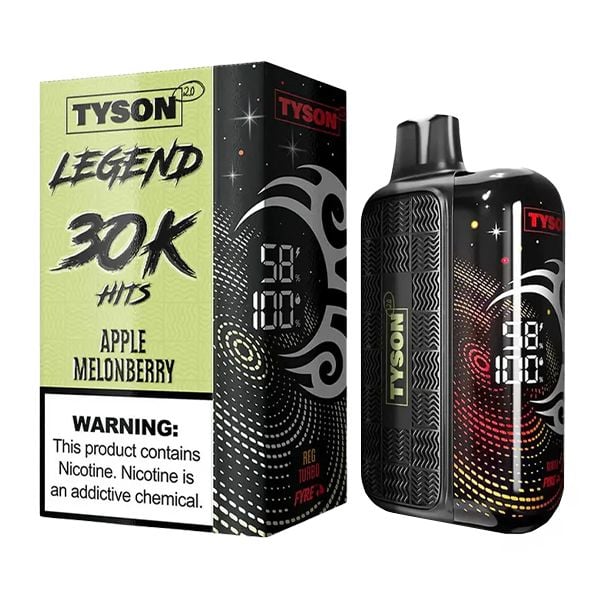 Tyson legend 2.0 - Disposable Vapes (5% - 30,000 Puffs) - MK Distro