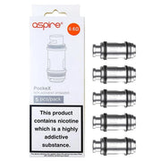 Aspire - PockeX - Replacement Coils (5pcs) - MK Distro