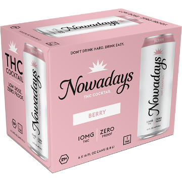 Nowadays - THC Cocktail (10mg THC) - Pack of 6
