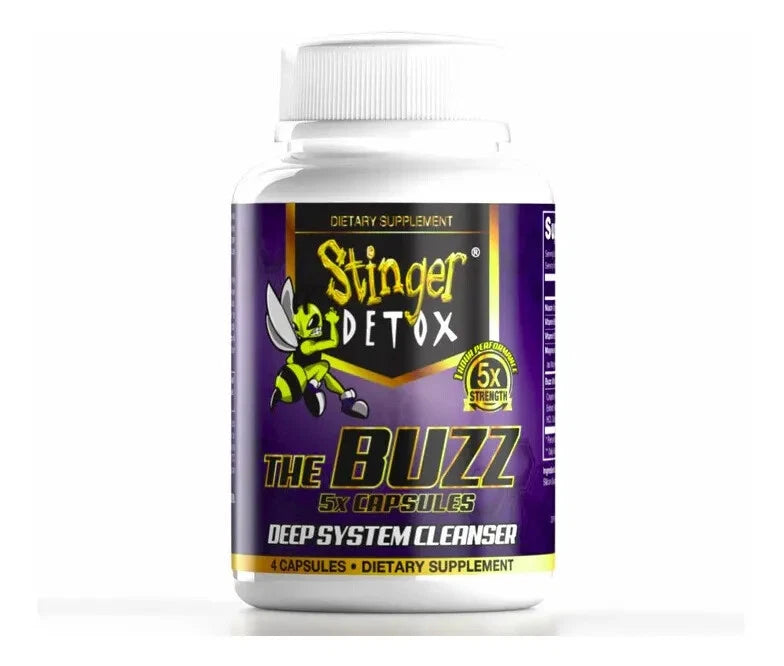 Stinger Detox - The Buzz 5X Deep System Cleanser Capsules (4ct) - MK Distro