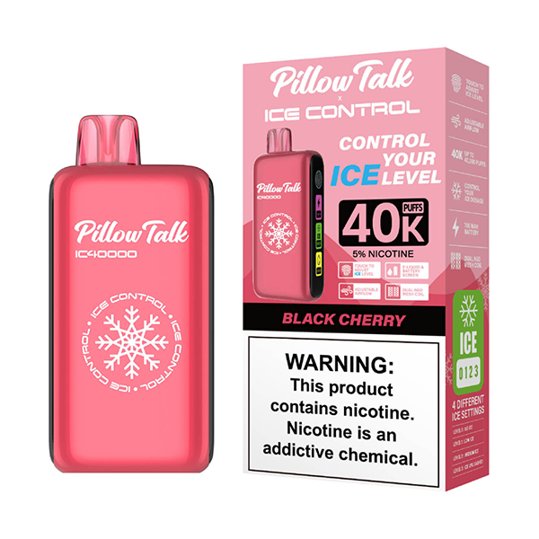 Pillow Talk Ice Control IC40000 - Disposable Vape (5% - 40,000 Puffs) - Box of 5 - MK Distro